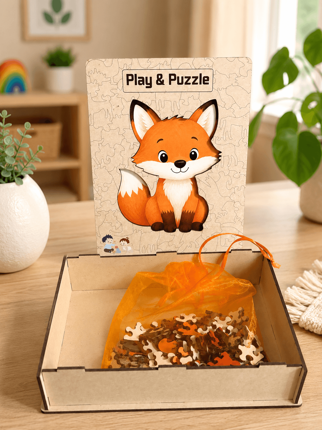 Rókakaland – Családi fa puzzle