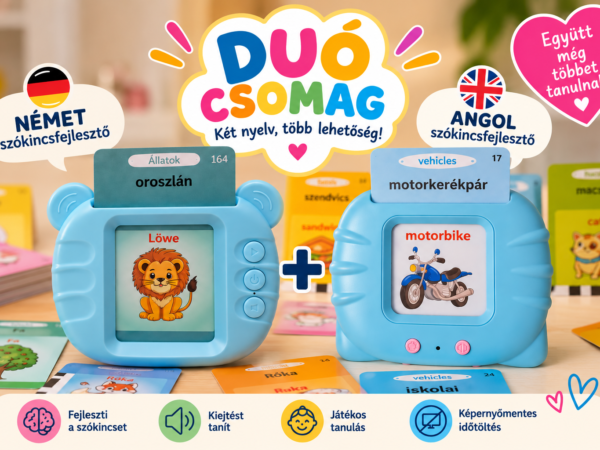 🇬🇧 Angol + 🇩🇪 Német szókincsfejlesztő DUÓ csomag