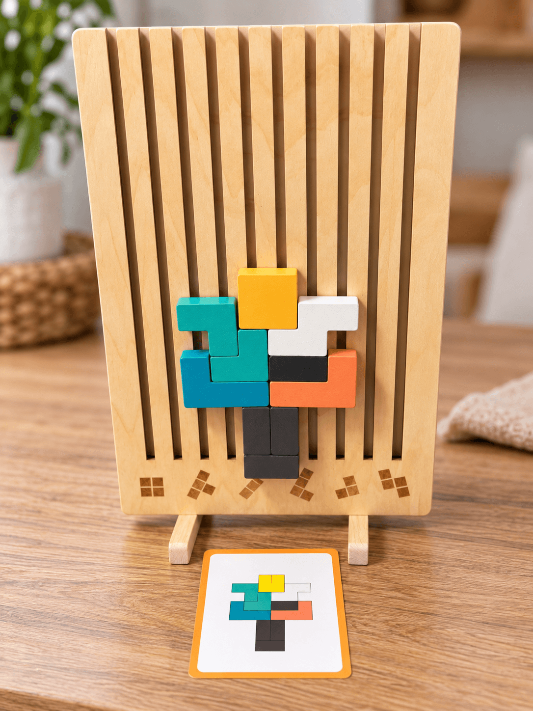 Montessori Tetris logikai fejlesztőjáték gyerekeknek