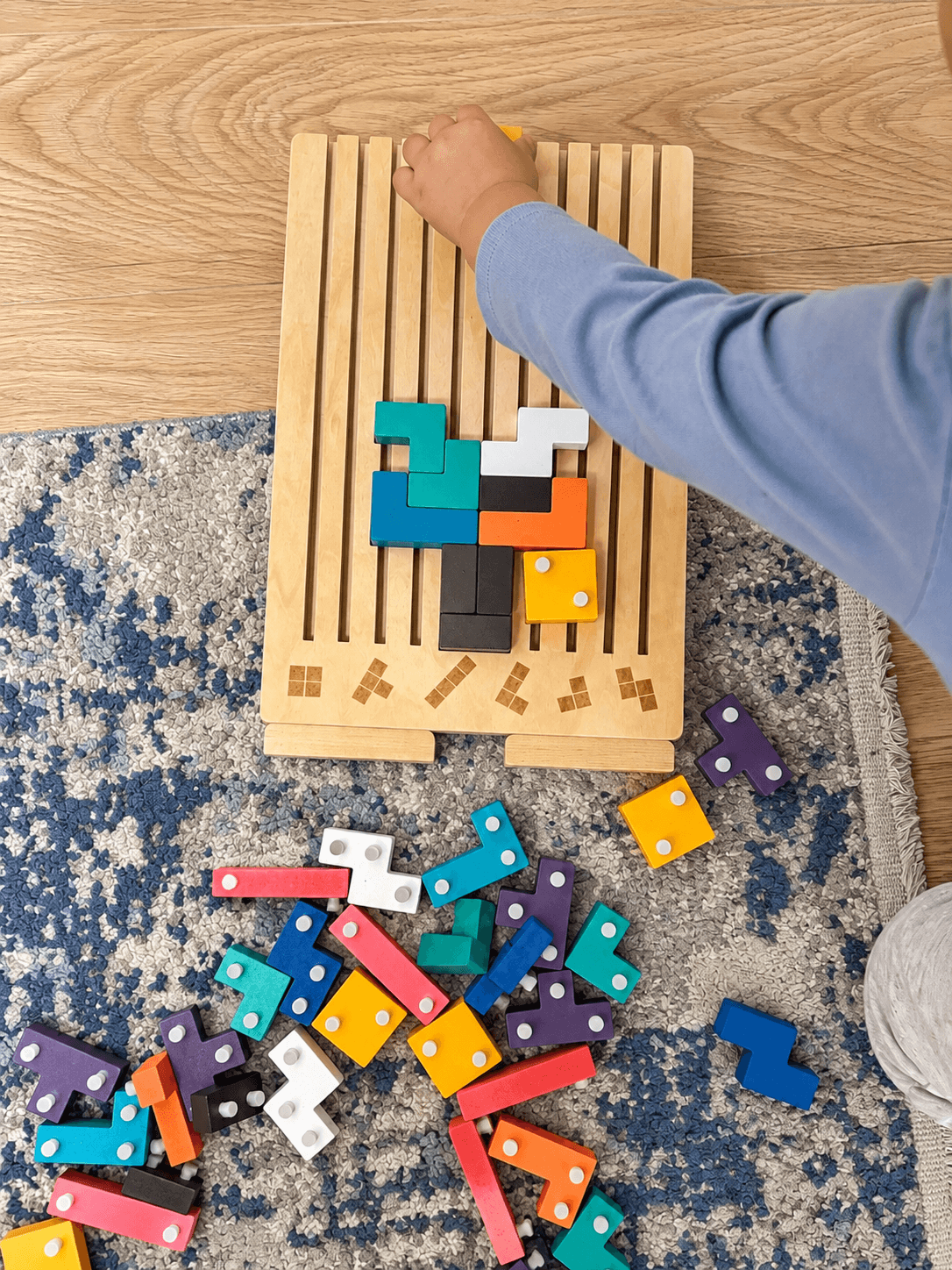 Montessori Tetris logikai fejlesztőjáték gyerekeknek - Image 2