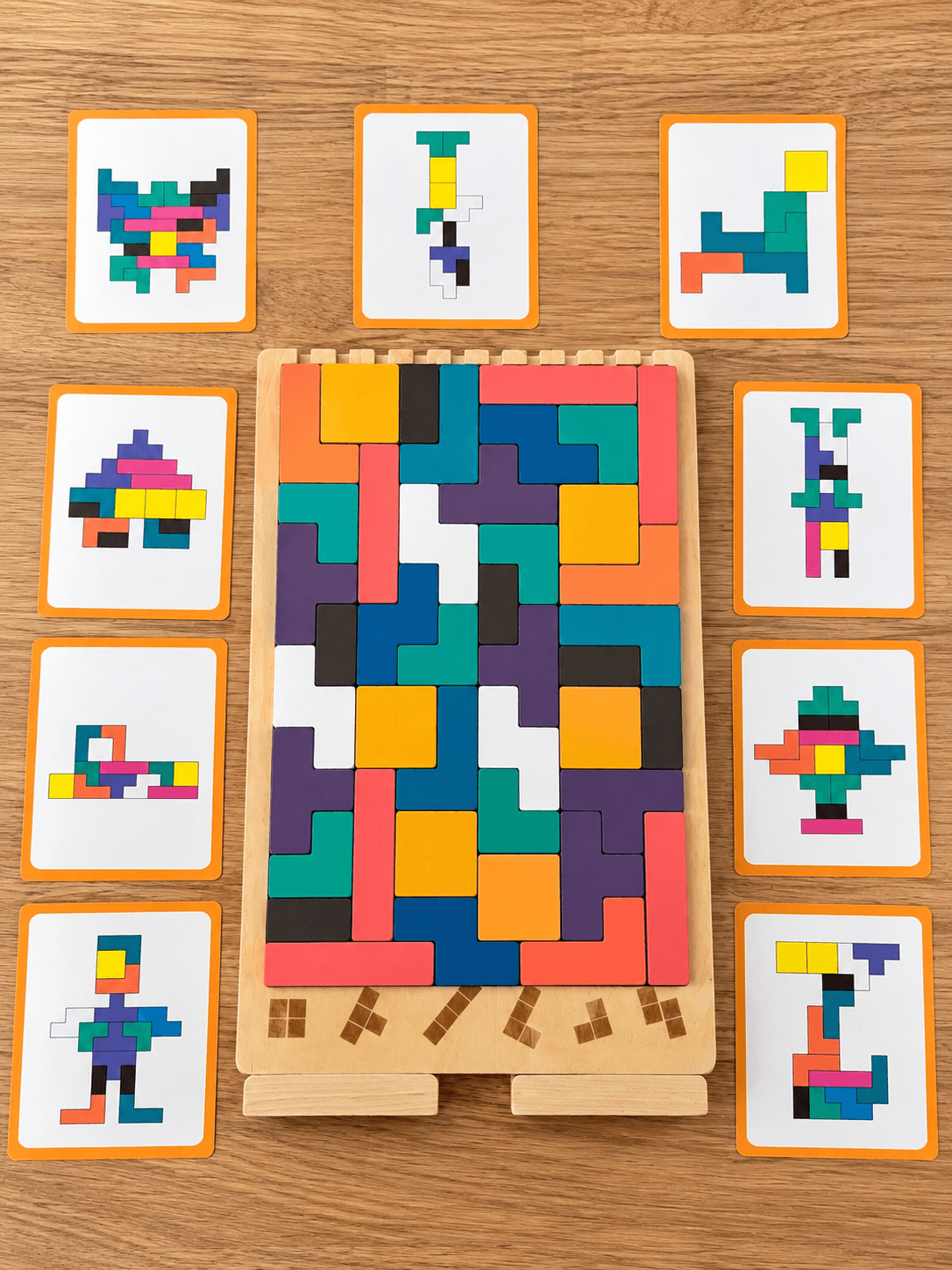 Montessori Tetris logikai fejlesztőjáték gyerekeknek - Image 3